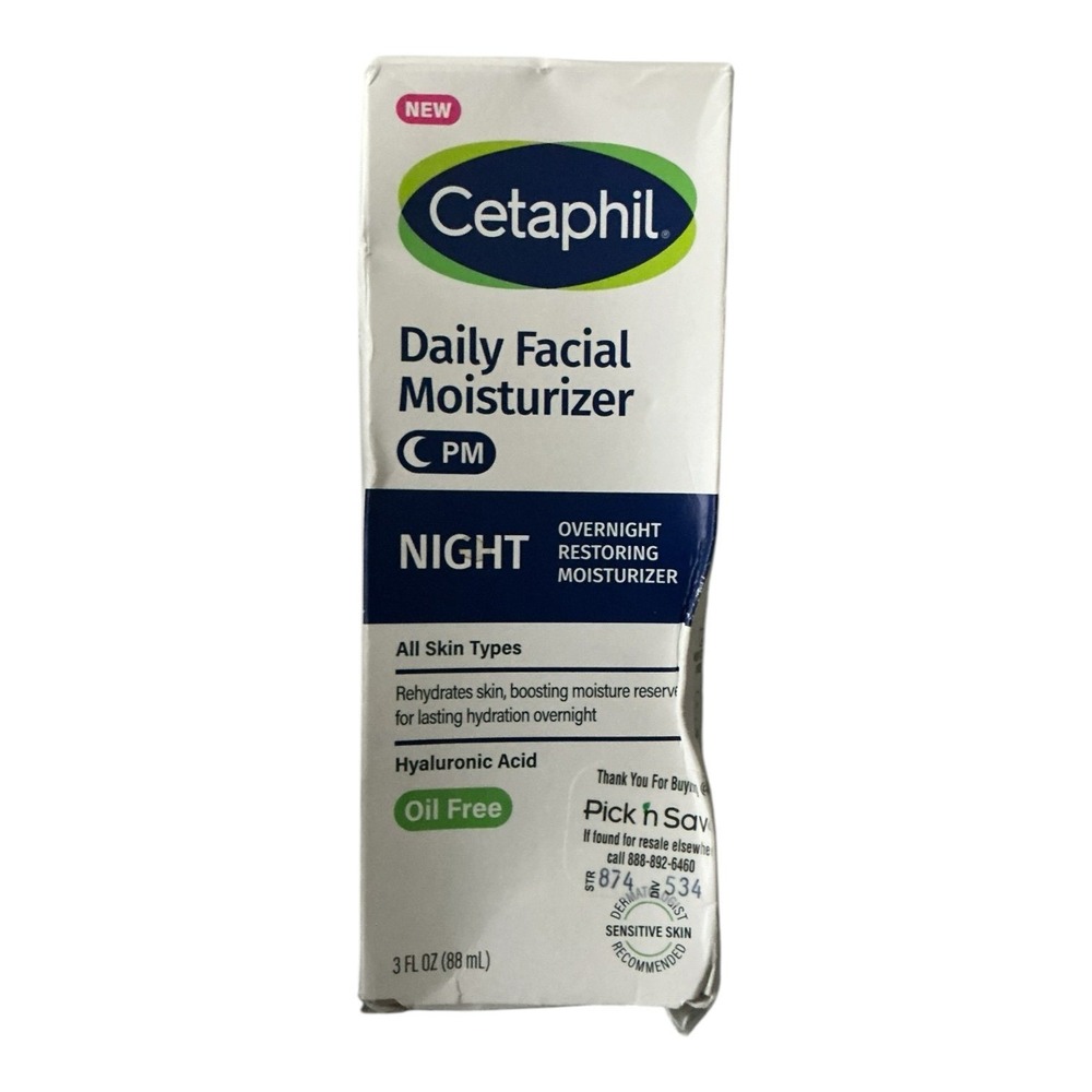Cetaphil - Daily Facial Moisturizer PM 3oz - Night Oil Free